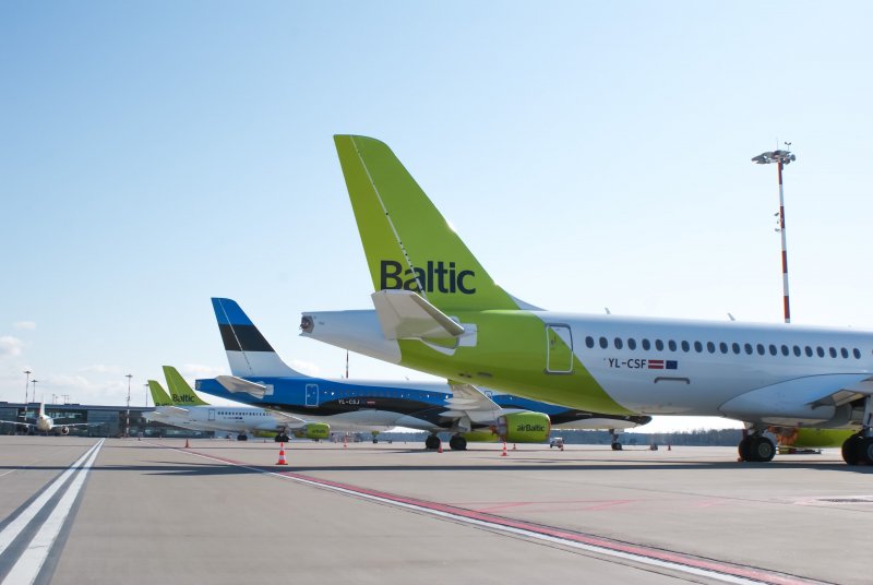 Самолёт Рига Стокгольм AIRBALTIC