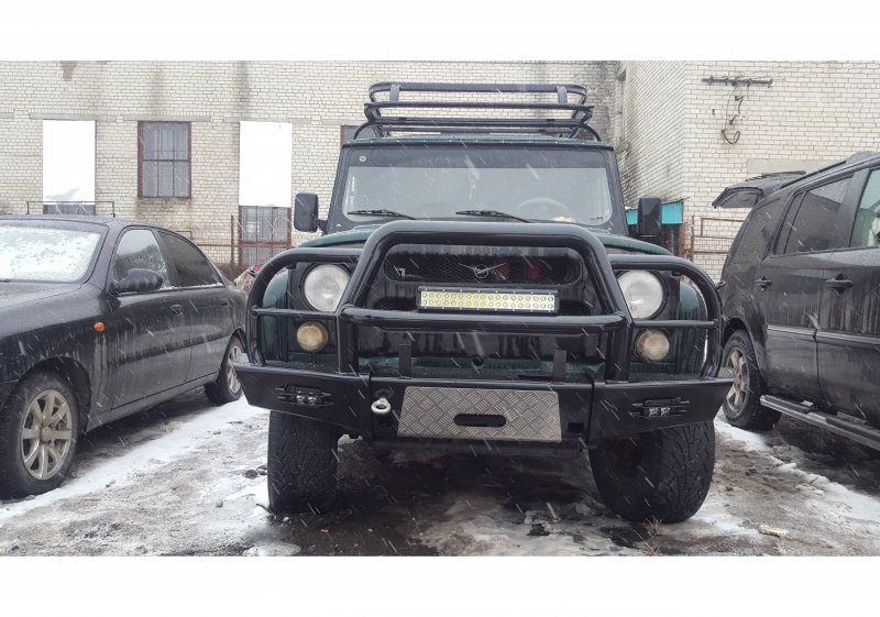 Силовые бампера на УАЗ 3151