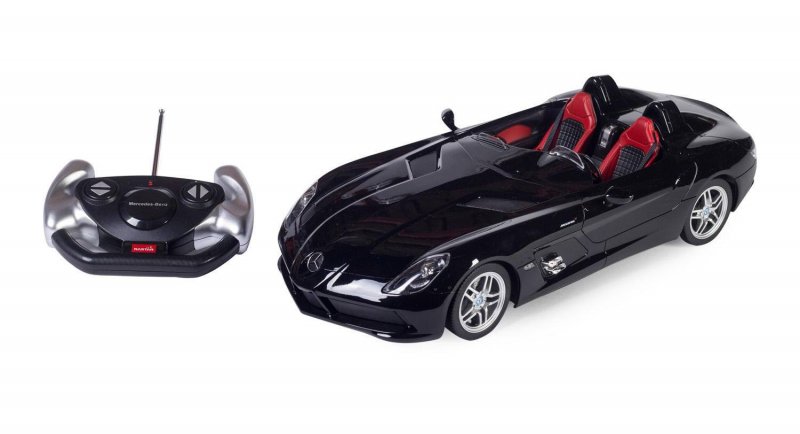 Машина р/у 1:12 Mercedes-Benz SLR, 50х22х20.5см, цвет чёрный 27mhz