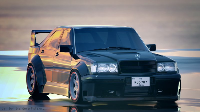 Mercedes 190 wide body