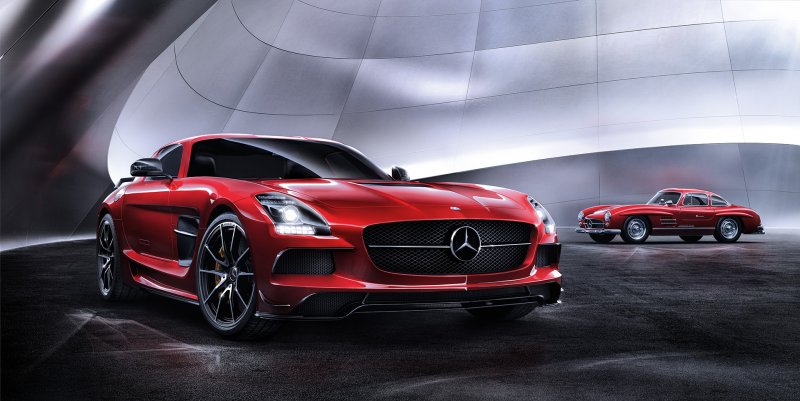 Mercedes Benz SLS AMG 4k