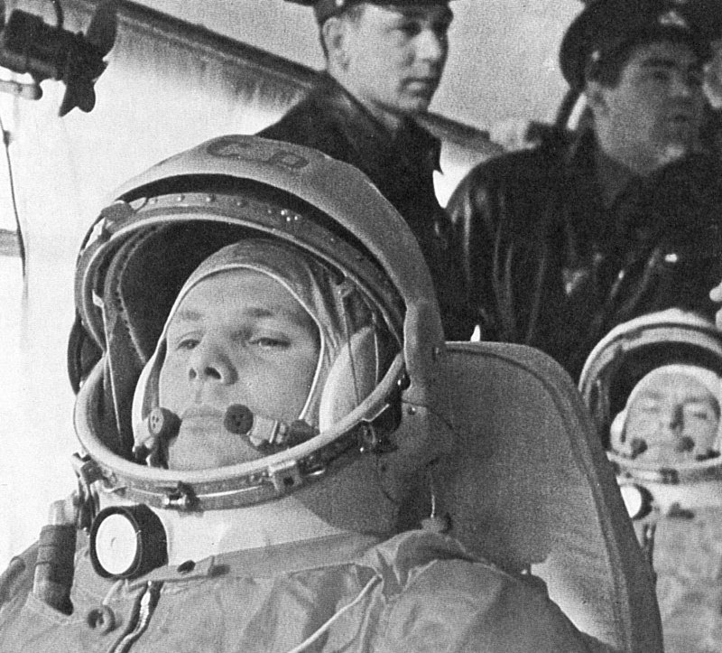 1961 The first person in Space and in Earth Orbit Yuri Gagarin on Vostok 1