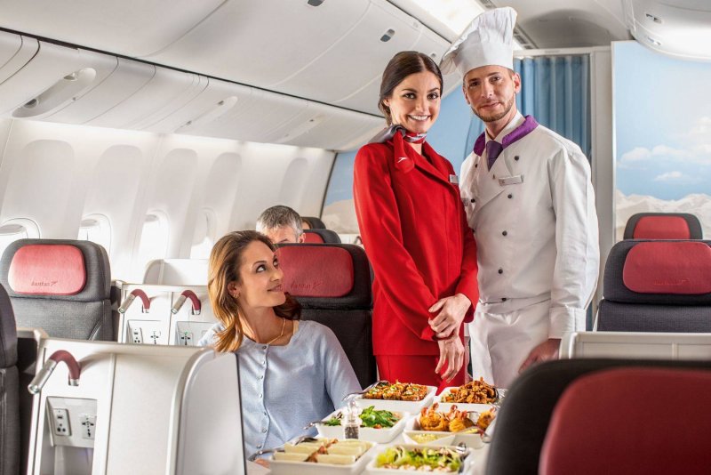 Cathay Pacific Airways еда