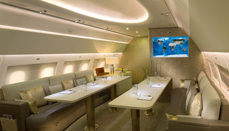 Airbus a380 интерьер