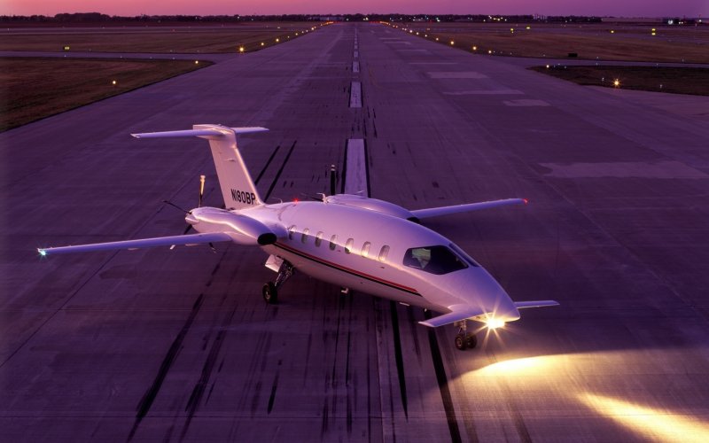 Взлет Piaggio Avanti