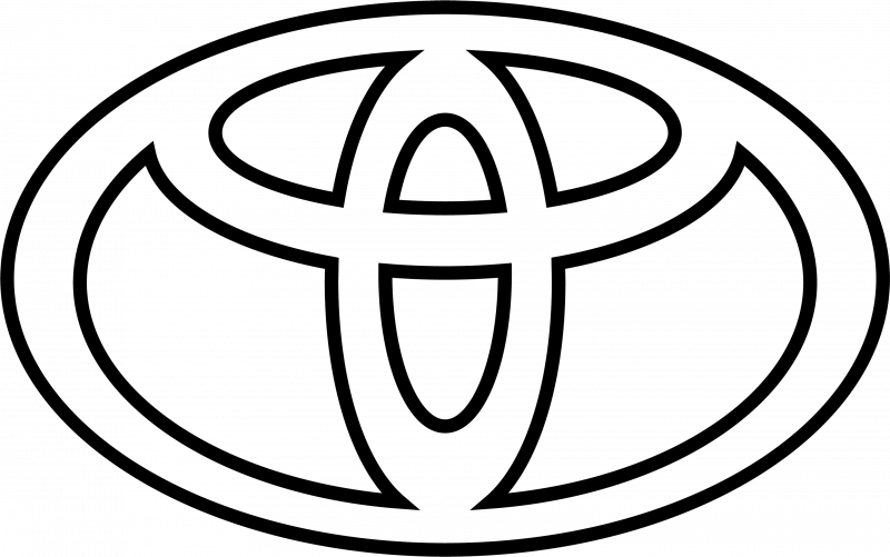 Знак Тойота вектор