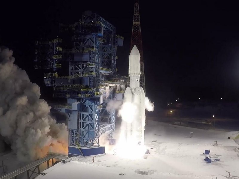 Ракета Восток отрыв вид снизу
