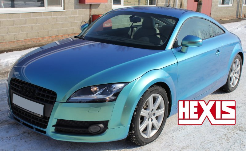 Audi TT синяя