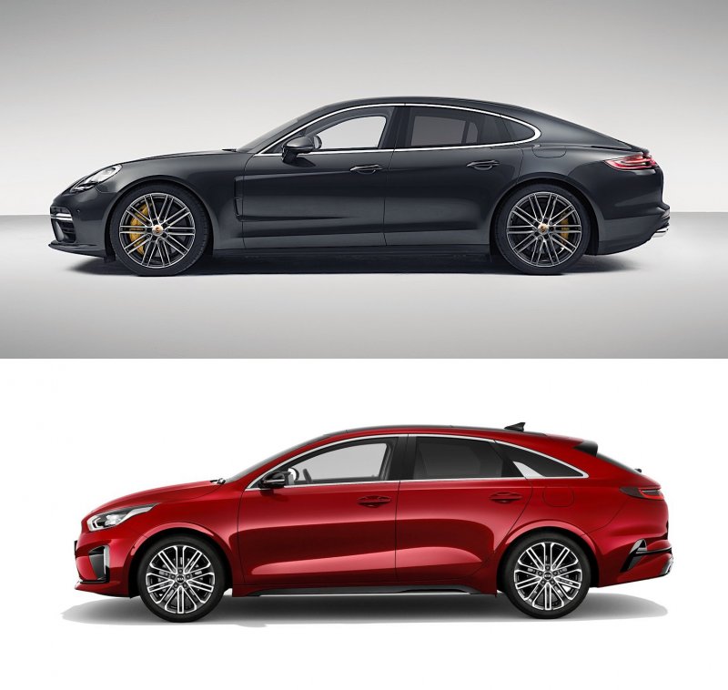 Kia Stinger Porsche Panamera