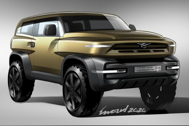 Модель автомобиля "УАЗ-469б"