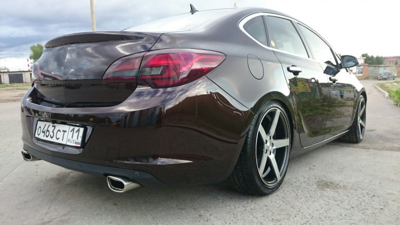 Opel Astra j Tuning седан