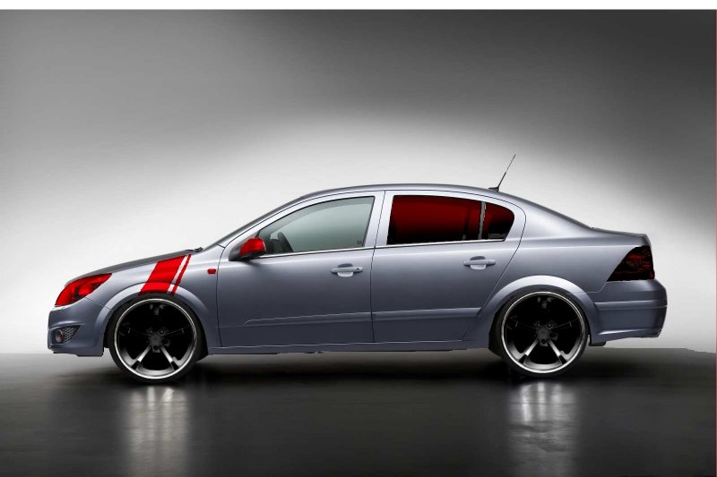 Opel Astra h седан обвес