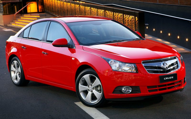 Chevrolet Cruze красный