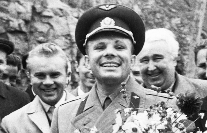 Гагарин Юрий Алексеевич после полета