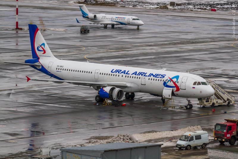 Airbus a321-231 Уральские авиалинии