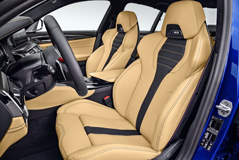 BMW m5 f90 салон черный