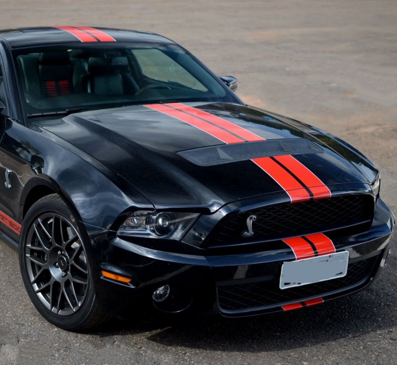 Ford Mustang Shelby gt500 красный