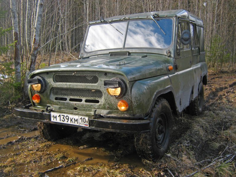 УАЗ 469 брод