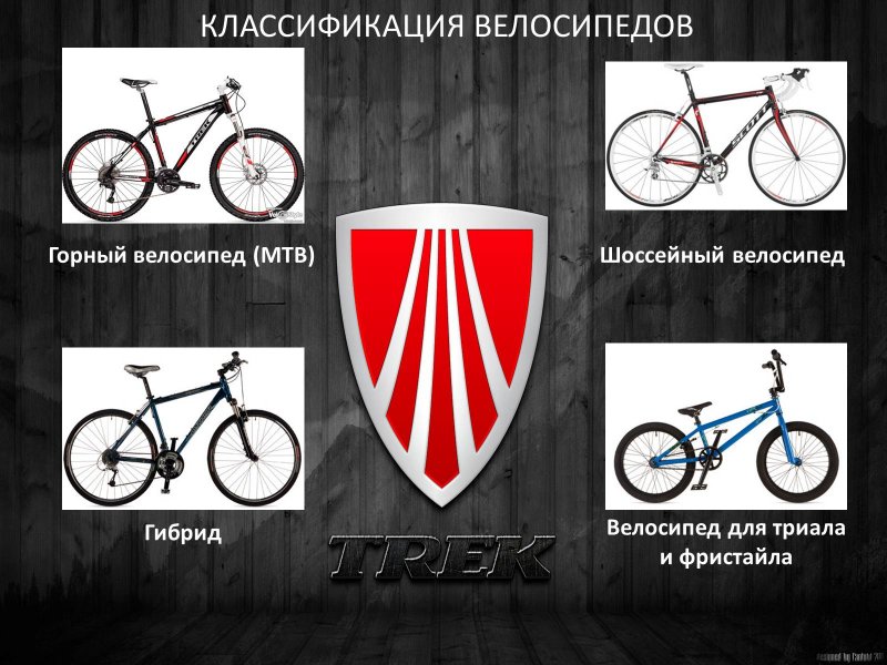 Классификация велосипедов