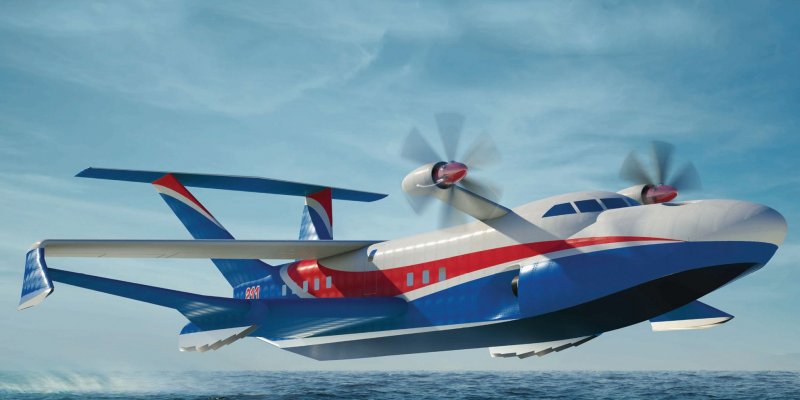 Экраноплан а-050 «Чайка»