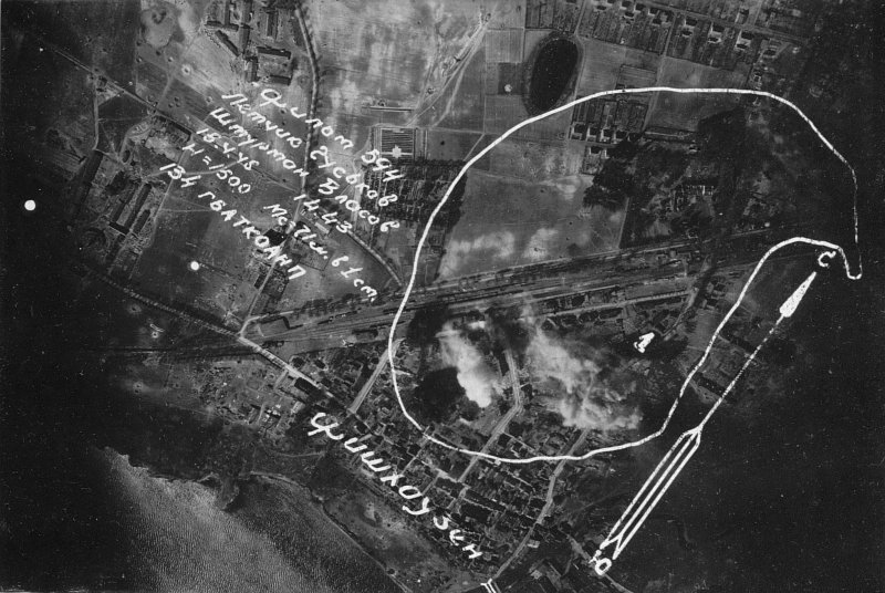 Пиллау аэрофотосъемка 1945
