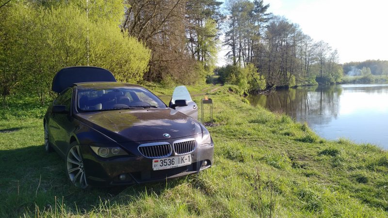 БМВ м5 на природе