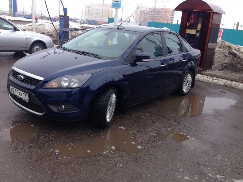 Фото Форд фокус седан синий 2011 года