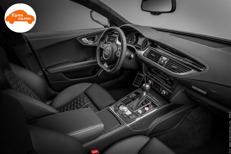 Audi rs7 черная салон
