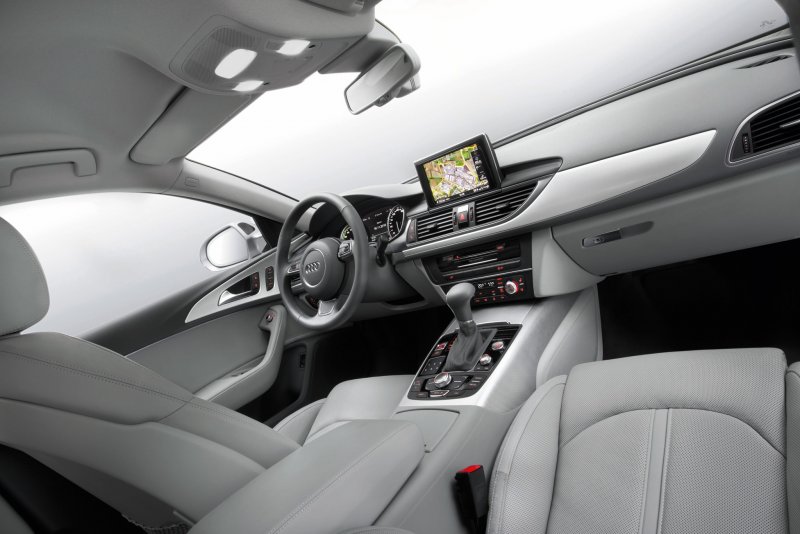 Белый салон Audi a6 c7