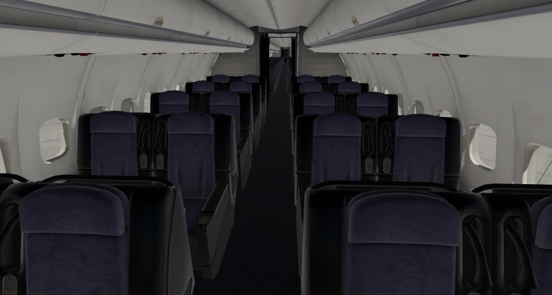 Boeing 757 салон