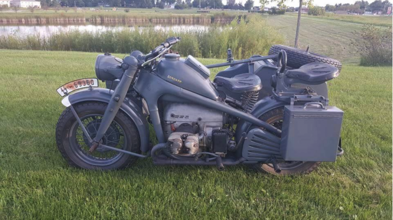 Военный мотоцикл Harley-Davidson xa