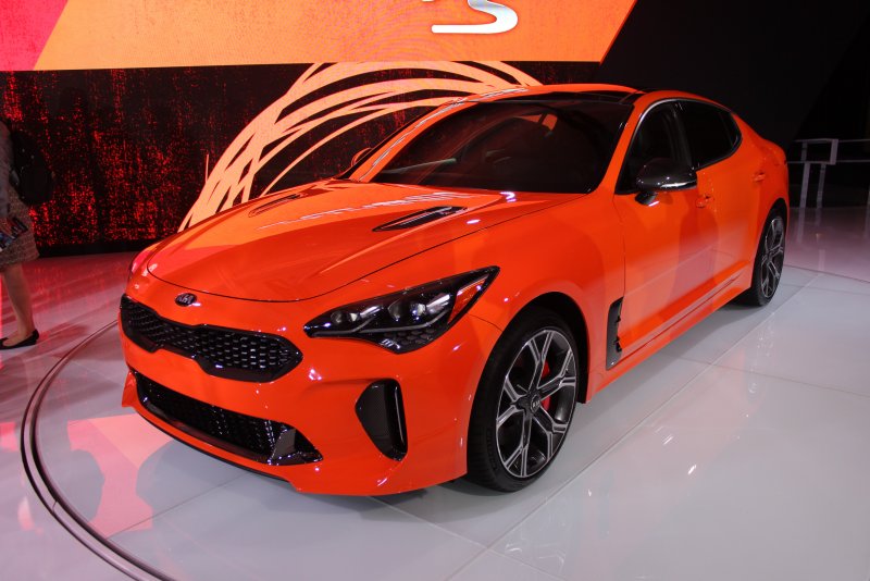 Киа Рио оранжевая 2019