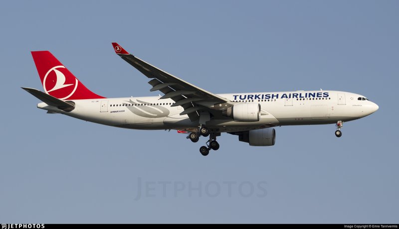 Airbus a330 Turkish Airlines салон