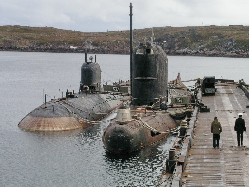 Гремиха база подводных лодок 70-х