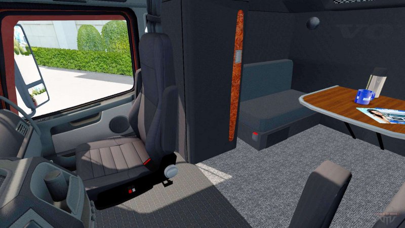 ETS 2 Вольво салон в кабине