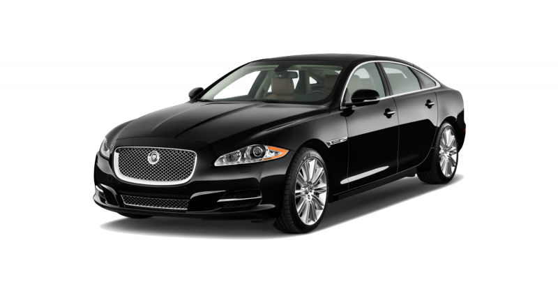 Jaguar XJ 2015 белом фоне