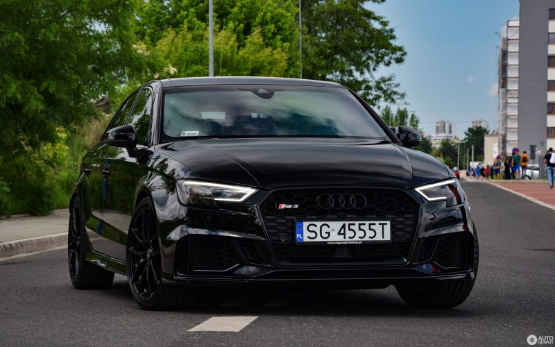Audi rs3 sedan Black
