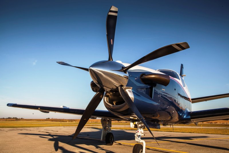 Turboprop plane