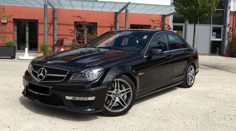 Mercedes c AMG 63 2013 Black