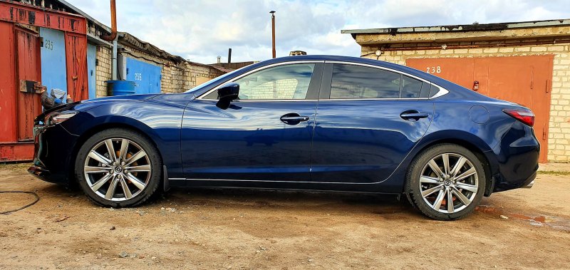 Mazda 6 2021 синяя