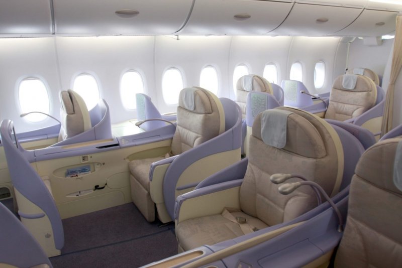 Airbus a380-800 внутри