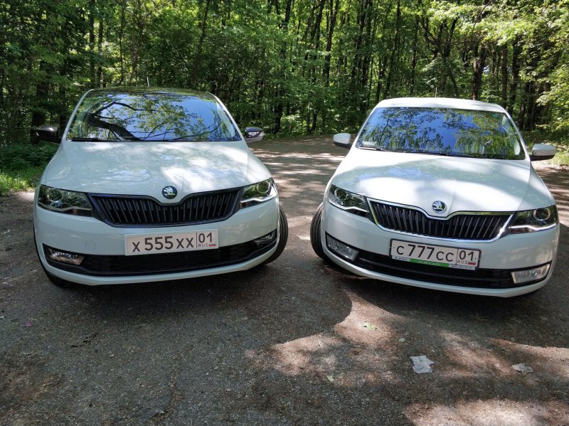 Skoda Rapid и Skoda Octavia