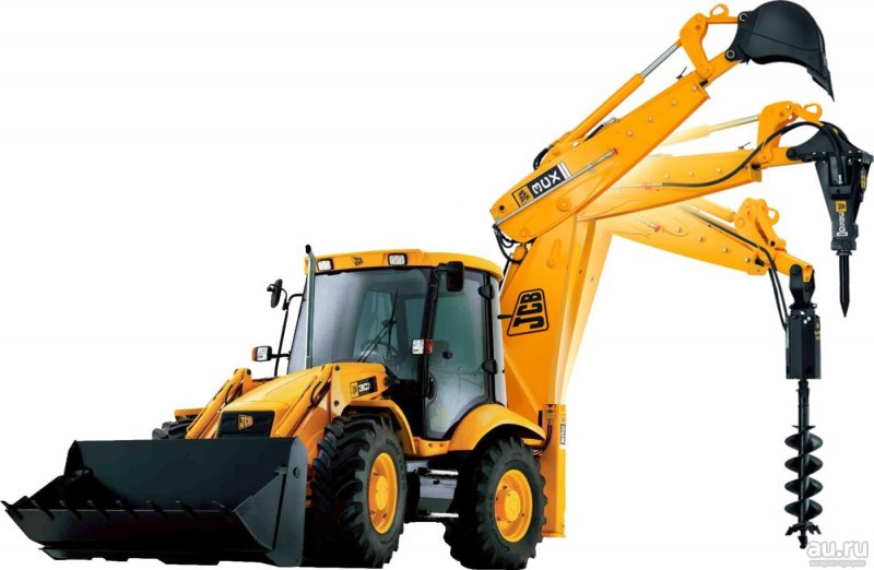 • Экскаватор погрузчик JCB 4cx гидромолот