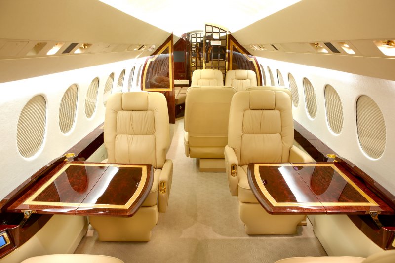Dassault Falcon 900 салон