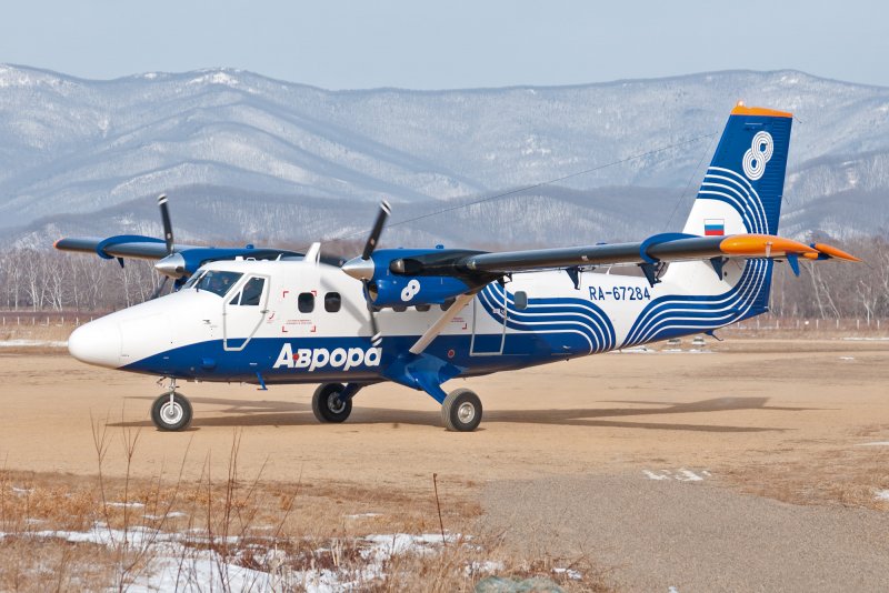 DHC-6 Аврора Владивосток Кавалерово