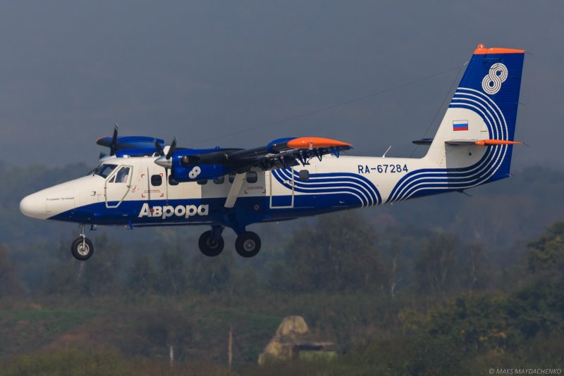 DHC 6 Aurora в полете