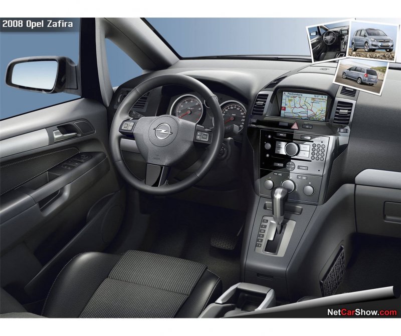 Opel Zafira b 2008 салон