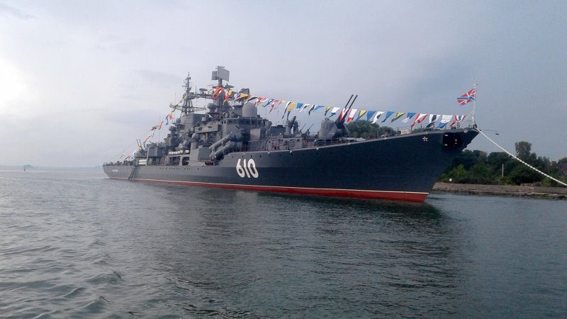 Флагман Балтийского флота эскадренный миноносец настойчивый