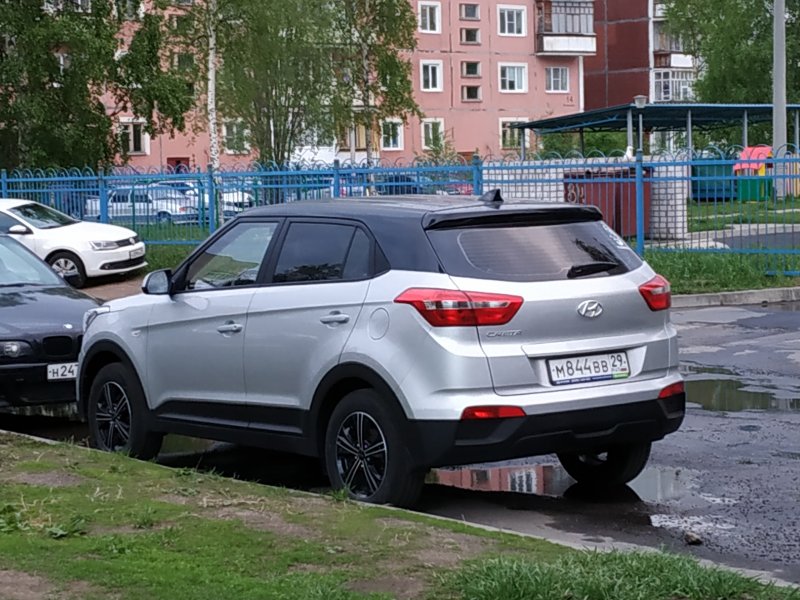 Hyundai Creta 2021 красная