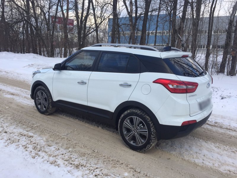 Hyundai Creta белая тонированная